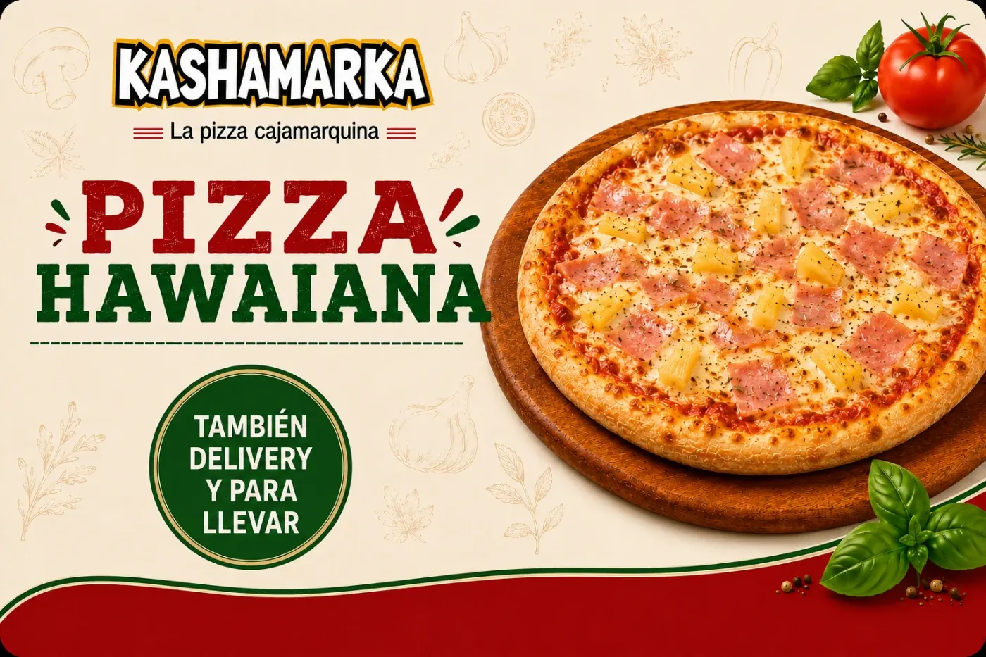 Pizza Hawaina de Kashamarka